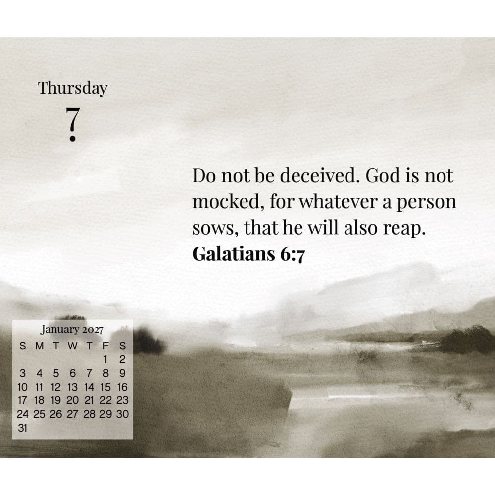 Bible Verses 2027 Desk Calendar Fifth Alternate Image