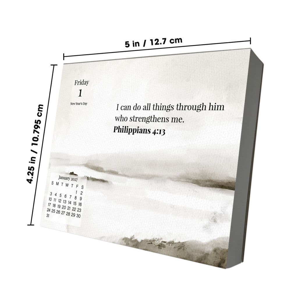 Bible Verses 2027 Desk Calendar Ninth Alternate Image