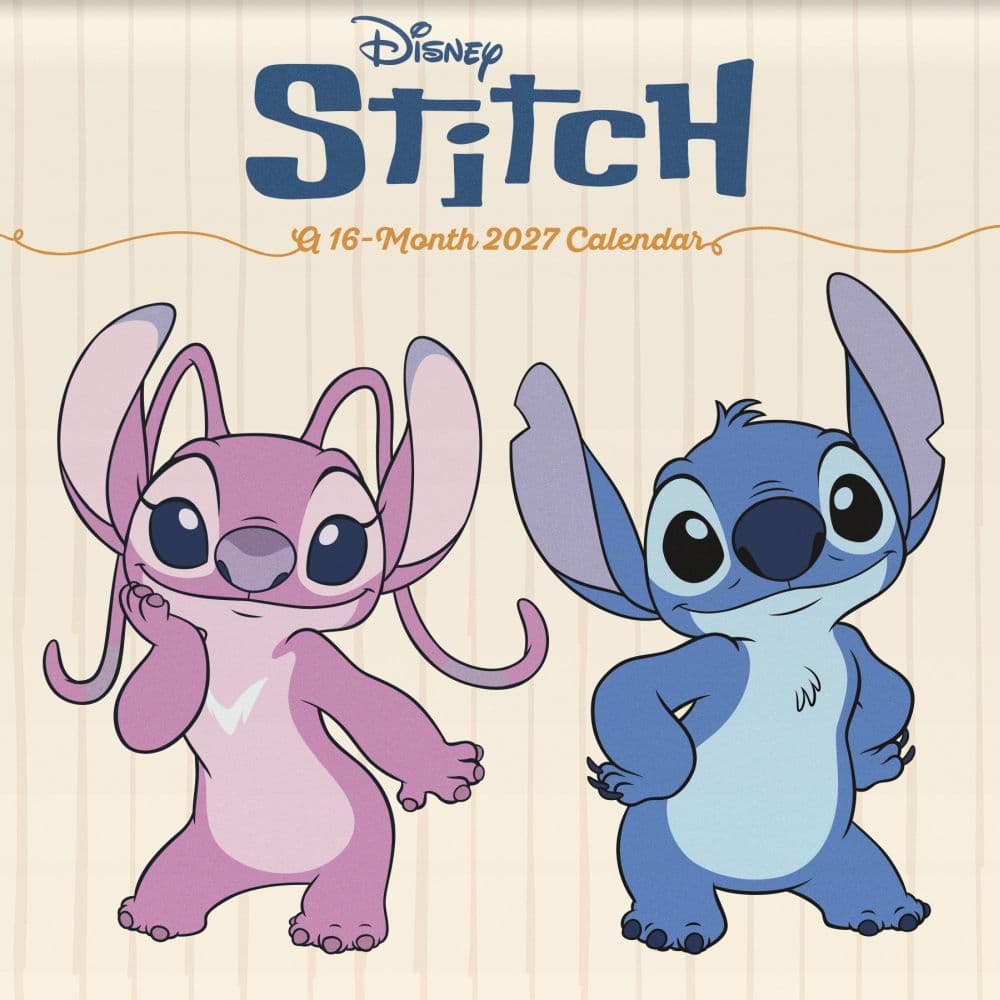 Stitch 2027 Mini Wall Calendar Main Product Image