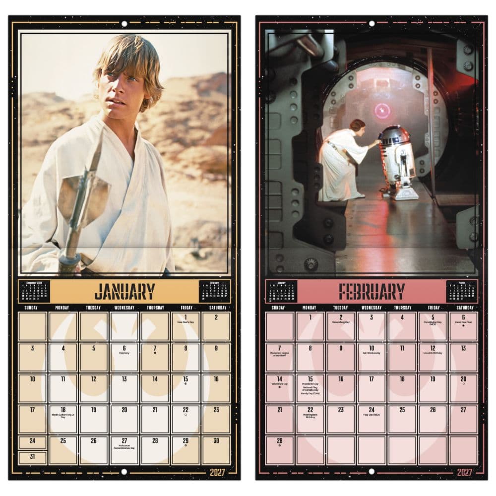Star Wars 2027 Mini Wall Calendar Fifth Alternate Image