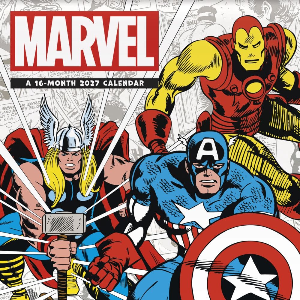 image Marvel Comics 2027 Mini Wall Calendar Main Product Image