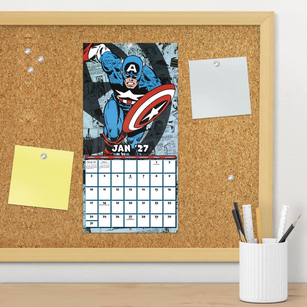Marvel Comics 2027 Mini Wall Calendar Fourth Alternate Image