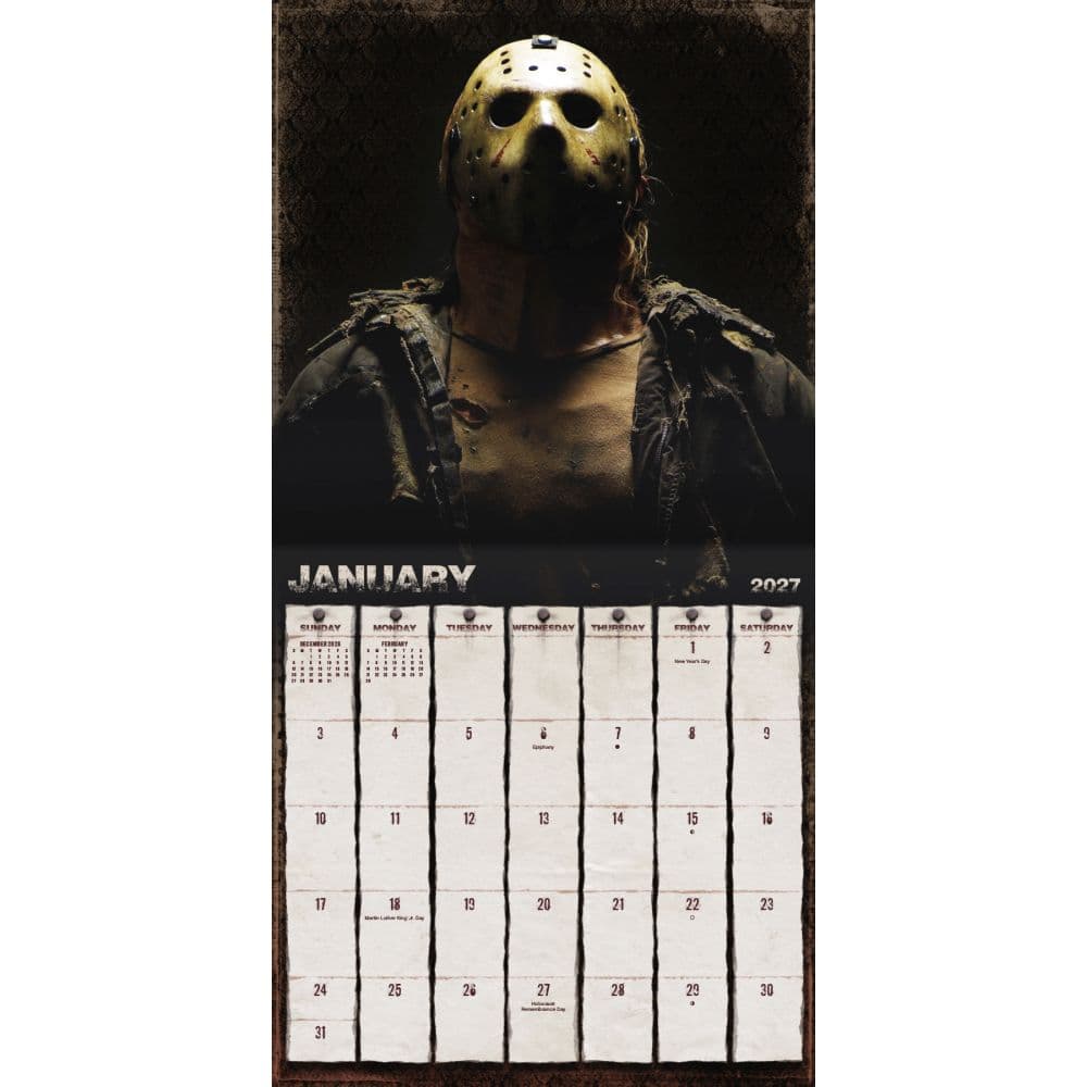 Horror Collection 2027 Mini Wall Calendar First Alternate Image