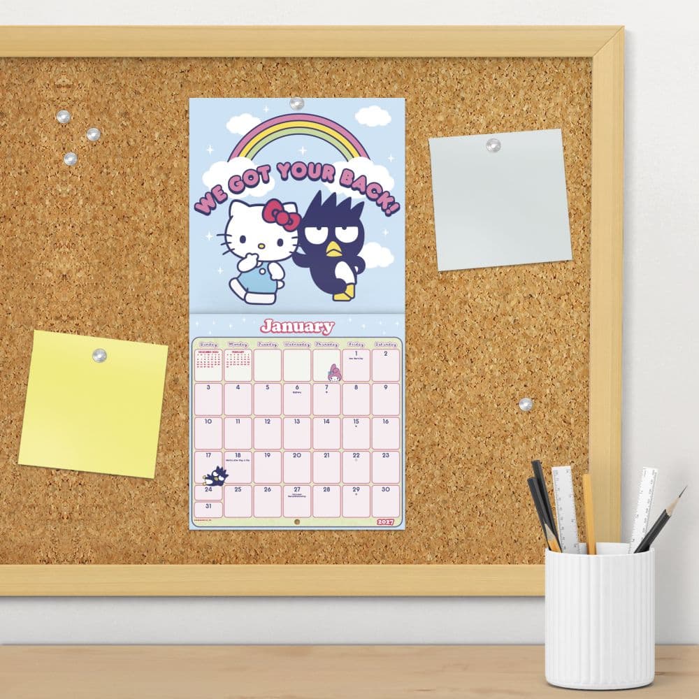 Hello Kitty &amp; Friends 2027 Mini Wall Calendar Fourth Alternate Image