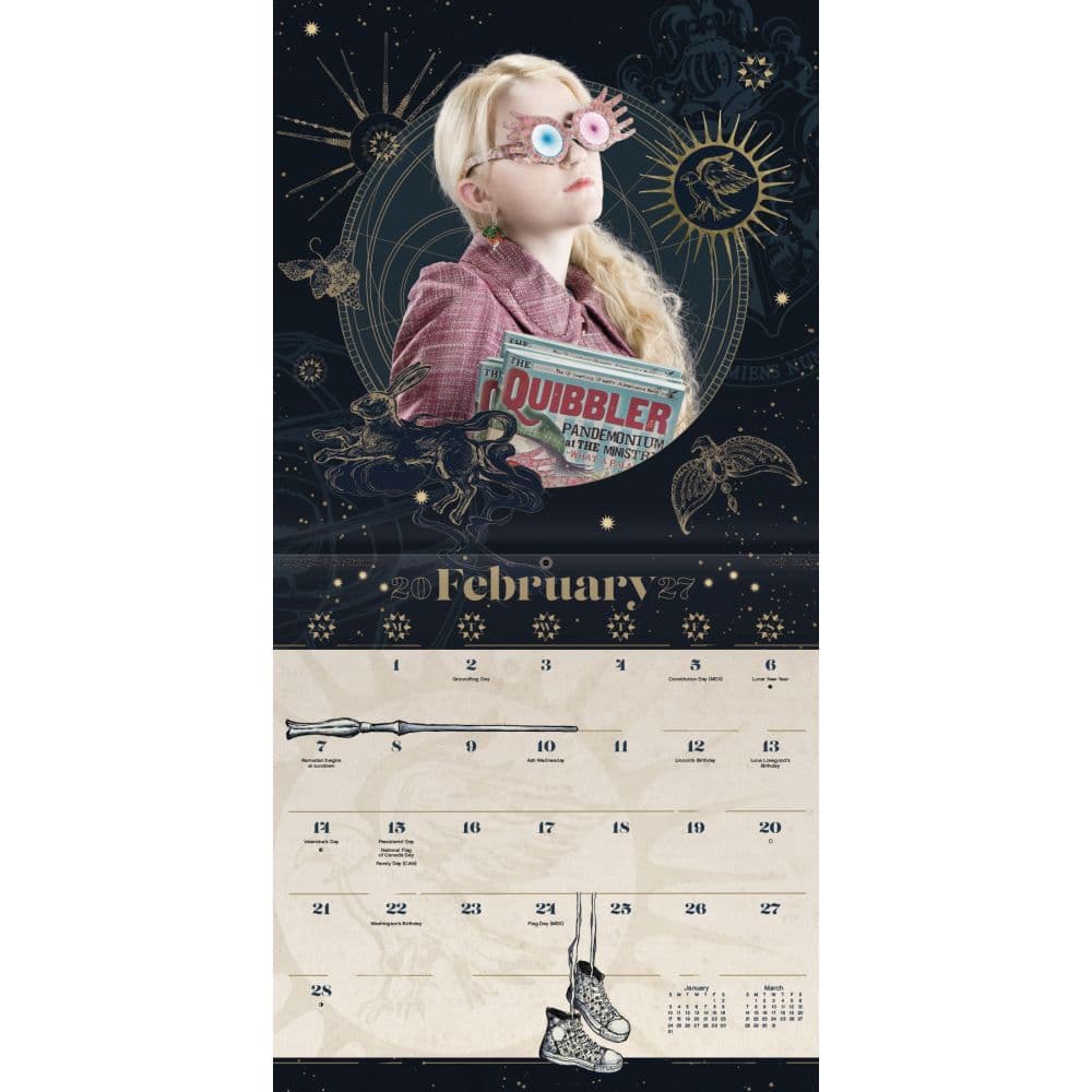 Harry Potter 2027 Mini Wall Calendar Second Alternate Image