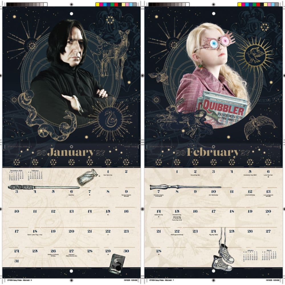 Harry Potter 2027 Mini Wall Calendar Fifth Alternate Image