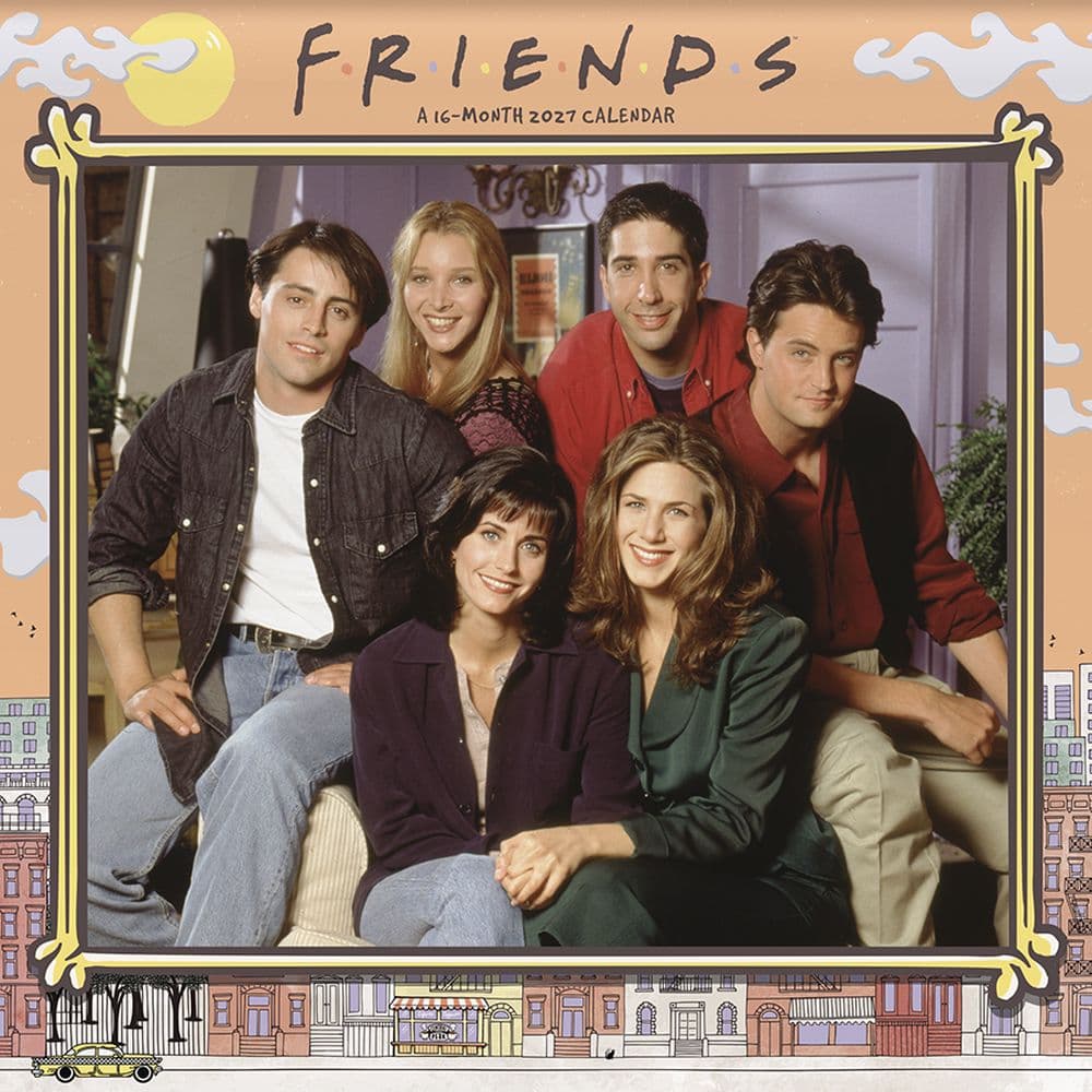 Friends 2027 Mini Wall Calendar Main Product Image