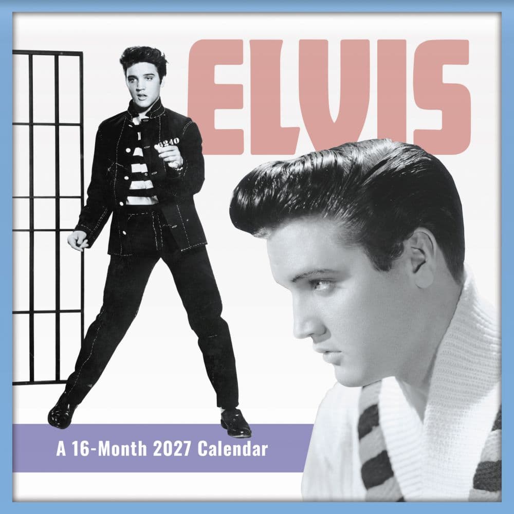 Elvis Presley 2027 Mini Wall Calendar Main Product Image