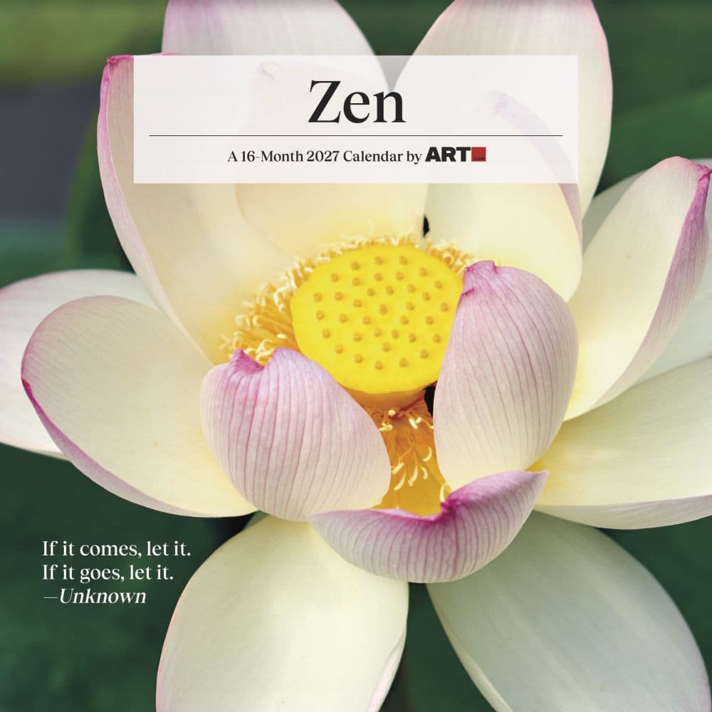 Zen 2027 Mini Wall Calendar Main Product Image