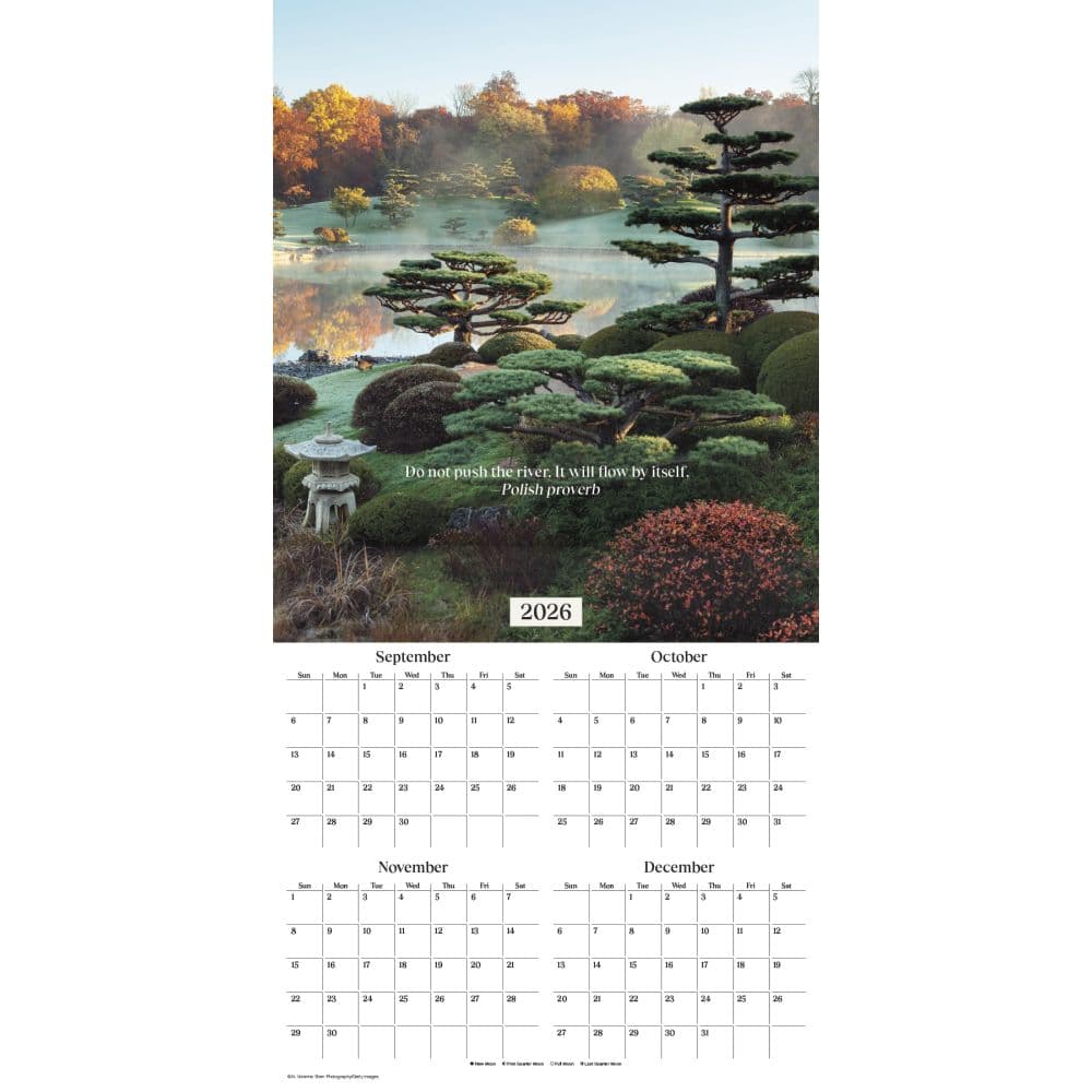 Zen 2027 Mini Wall Calendar First Alternate Image