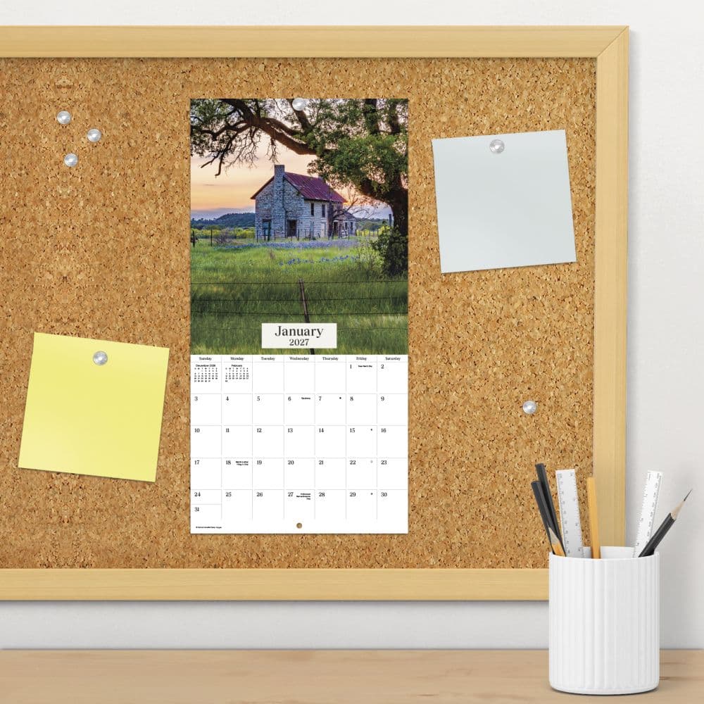 Texas 2027 Mini Wall Calendar Fourth Alternate Image