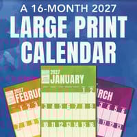 image Large Print 2027 Mini Wall Calendar Main Product Image