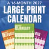 image Large Print 2027 Mini Wall Calendar Main Product Image