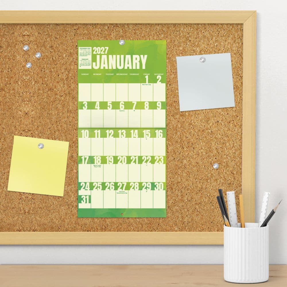 Large Print 2027 Mini Wall Calendar Fourth Alternate Image