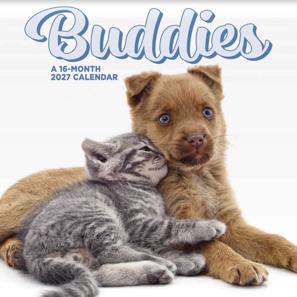 Buddies 2027 Mini Wall Calendar Main Product Image