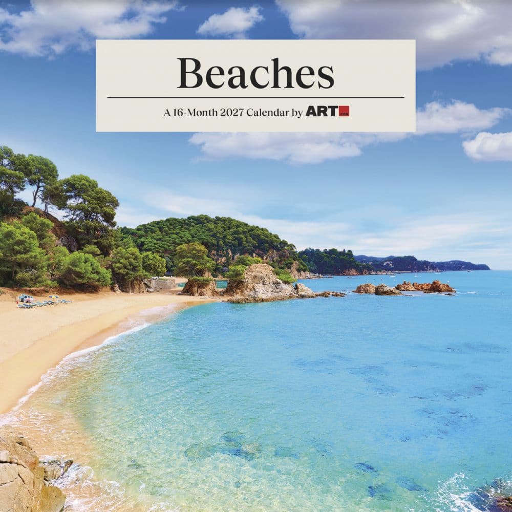 Beaches 2027 Mini Wall Calendar Main Product Image