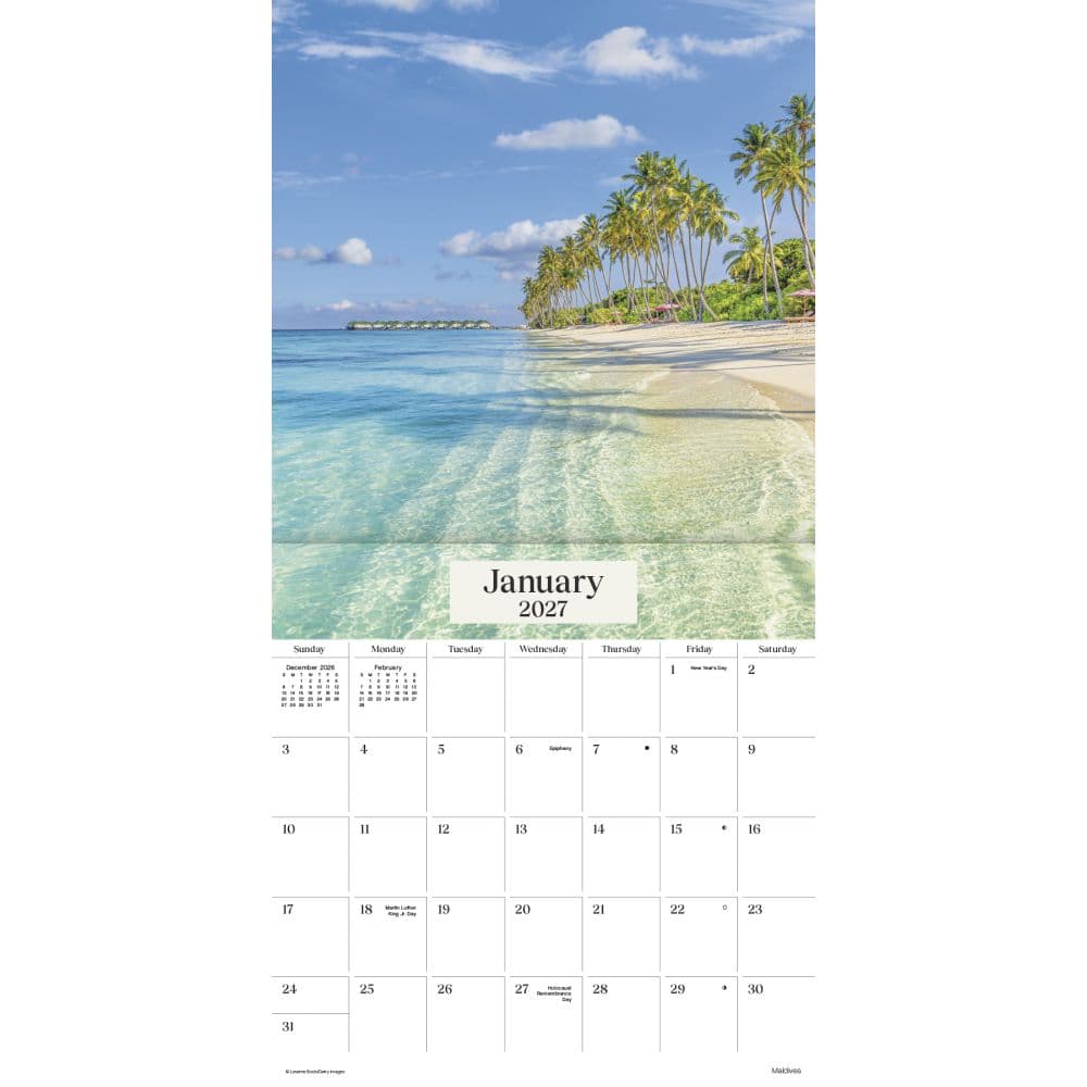 Beaches 2027 Mini Wall Calendar First Alternate Image