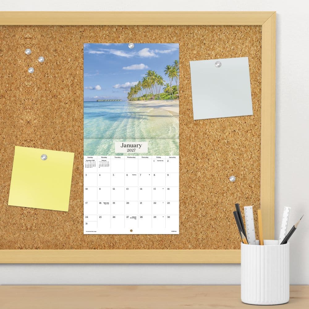 Beaches 2027 Mini Wall Calendar Fourth Alternate Image