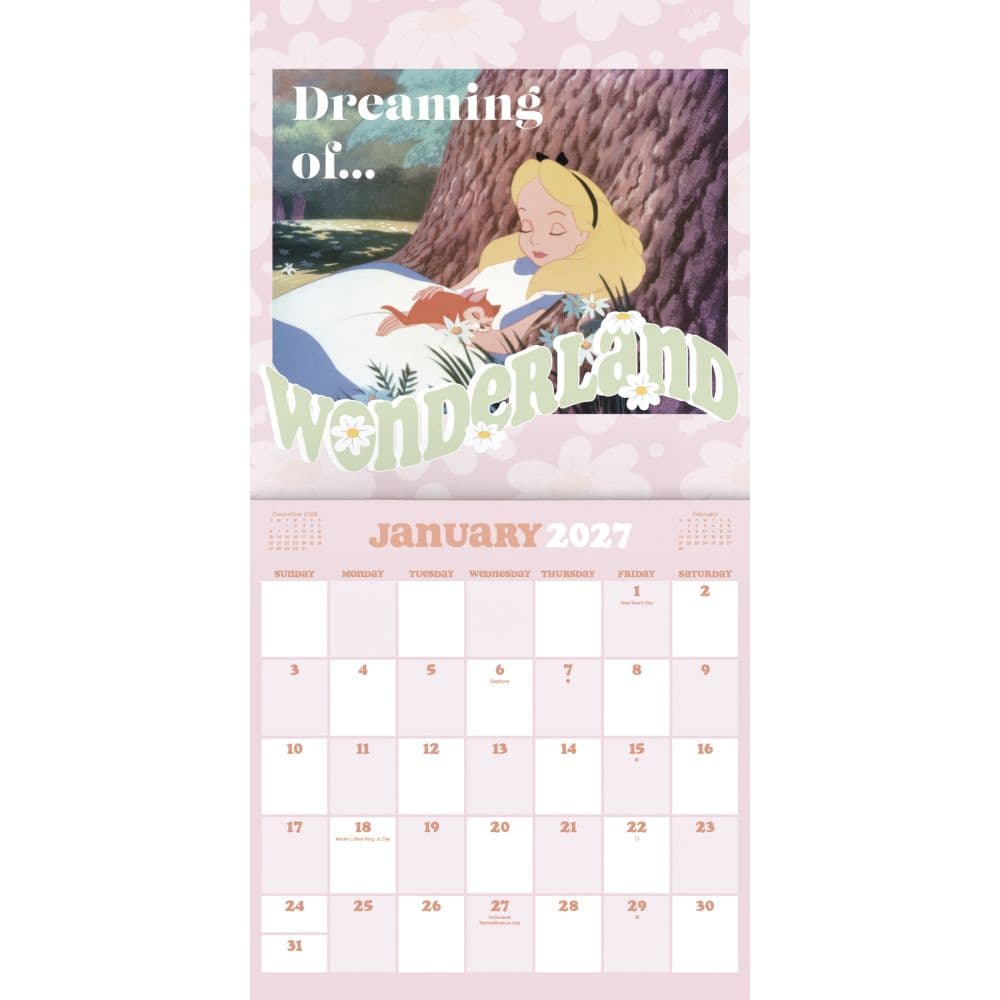 Alice in Wonderland 2027 Wall Calendar First Alternate Image