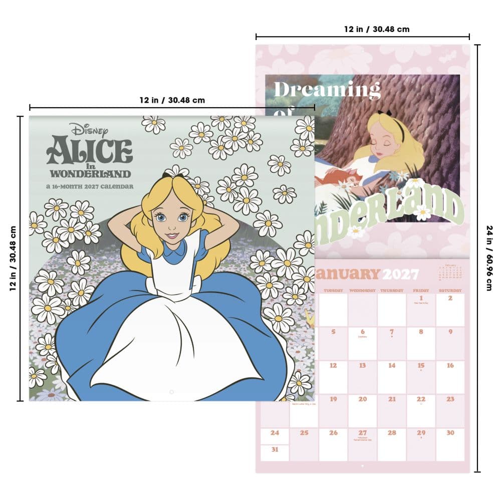 Alice in Wonderland 2027 Wall Calendar Sixth Alternate Image