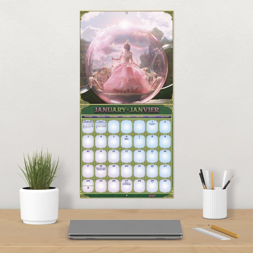 Wicked For Good Bilingual French 2027 Wall Calendar Fourth Alternate Image