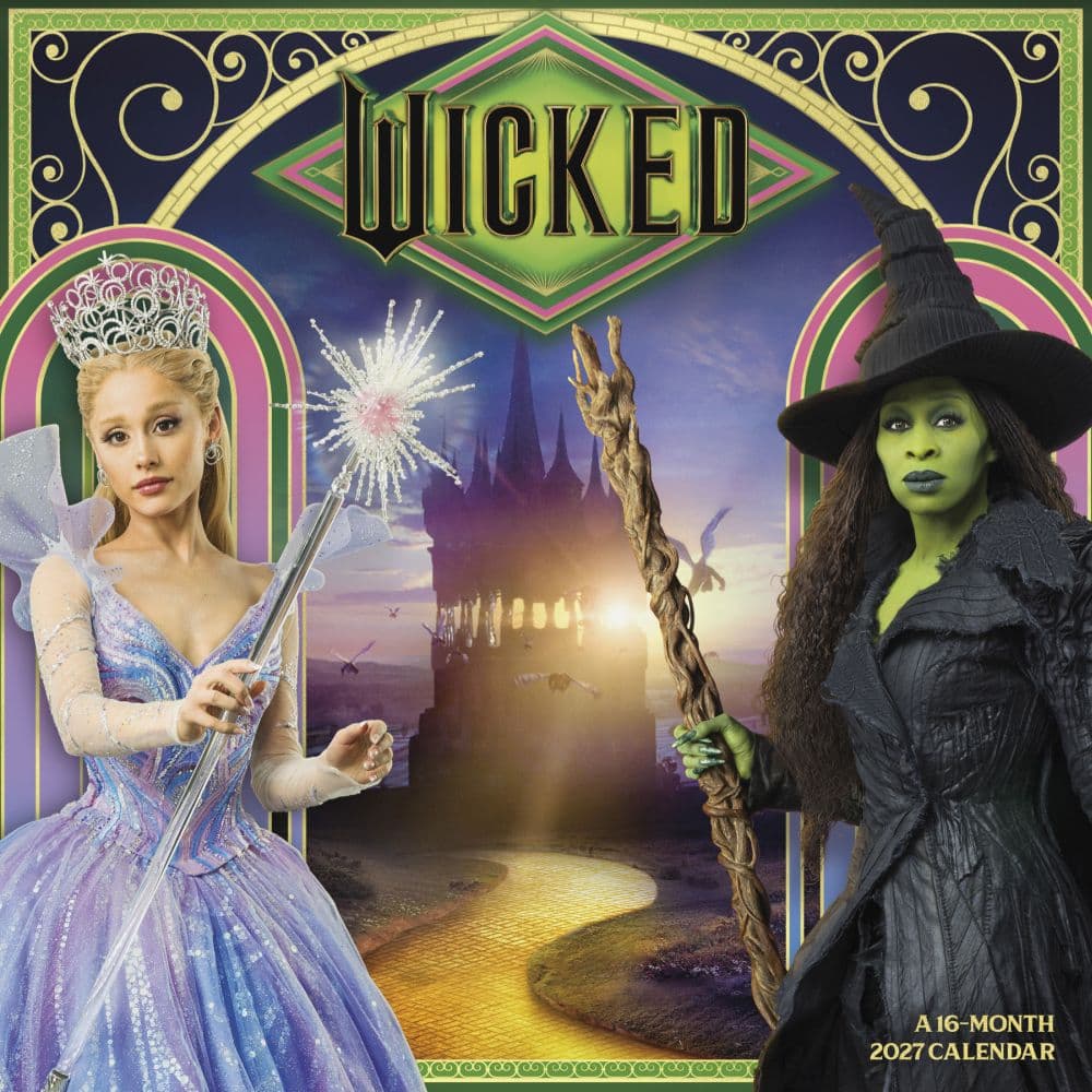 Wicked For Good 2027 Wall Calendar Main Product Image