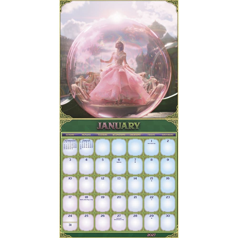 Wicked For Good 2027 Wall Calendar First Alternate Image