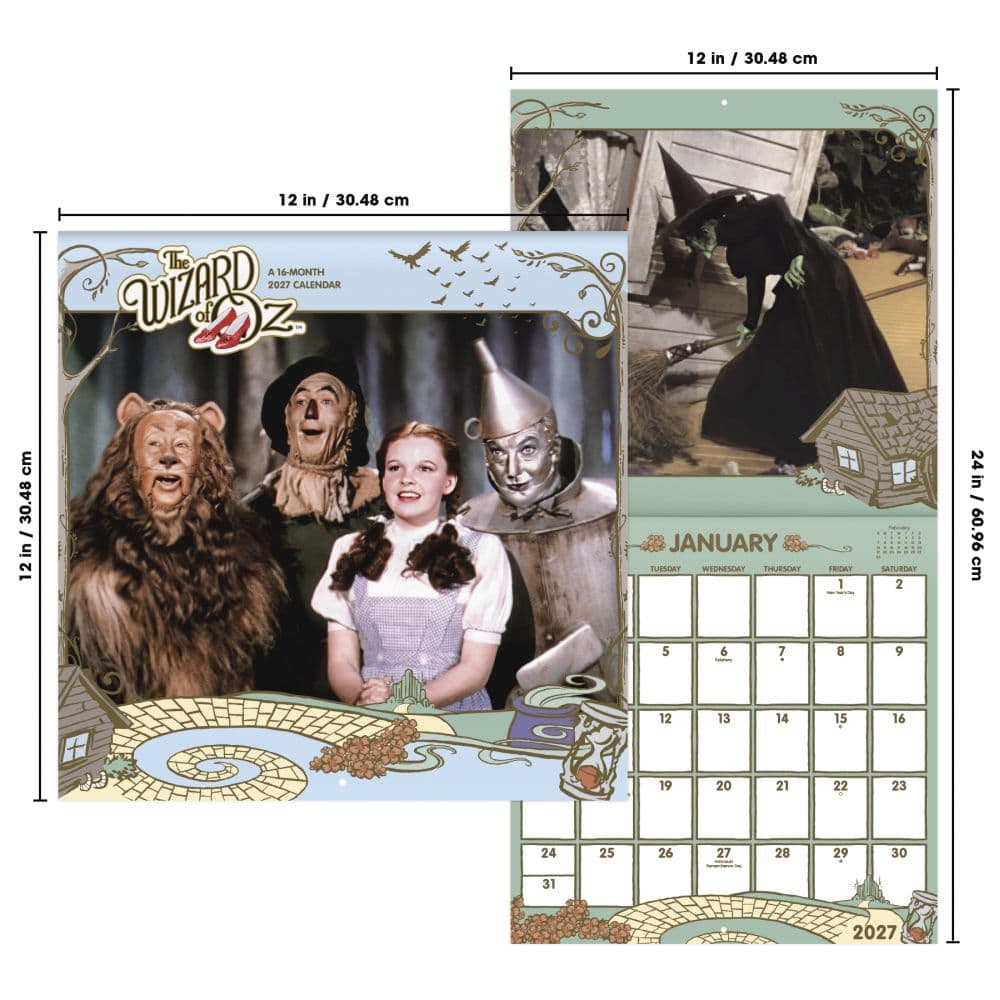 The Wizard of Oz 2027 Wall Calendar Sixth Alternate Image