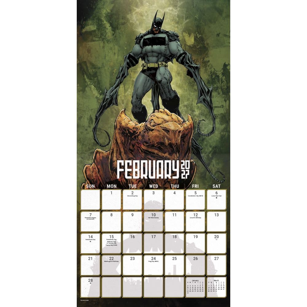 The Batman Comic 2027 Wall Calendar Second Alternate Image