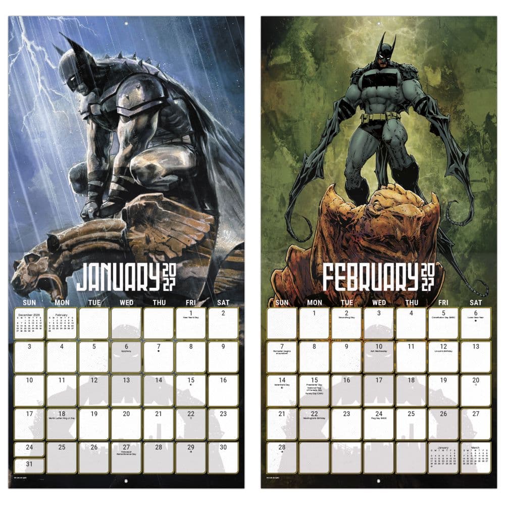 The Batman Comic 2027 Wall Calendar Fifth Alternate Image