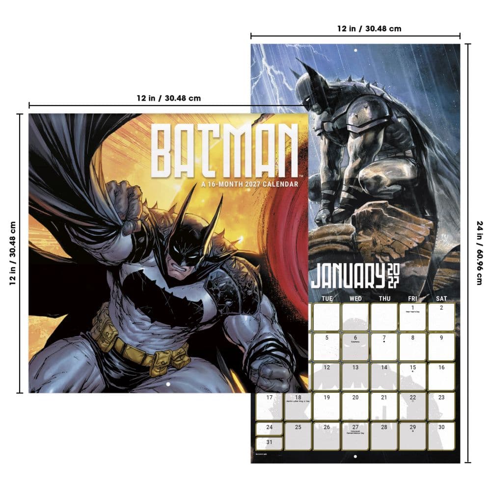 The Batman Comic 2027 Wall Calendar Sixth Alternate Image