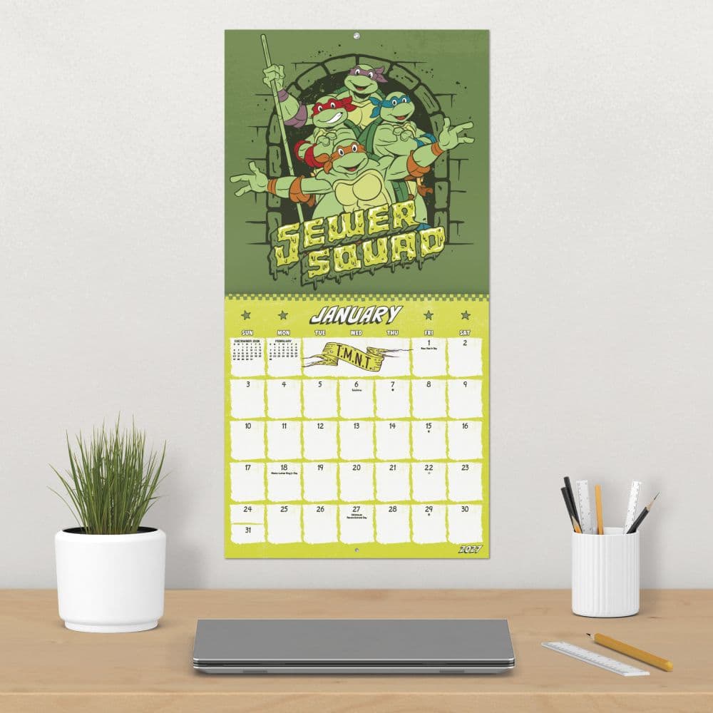 Teenage Mutant Ninja Turtles 2027 Wall Calendar Fourth Alternate Image