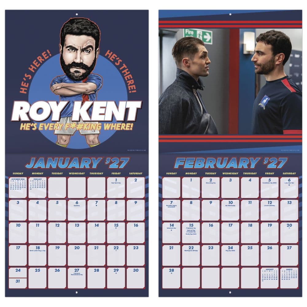 Ted Lasso 2027 Wall Calendar Fifth Alternate Image