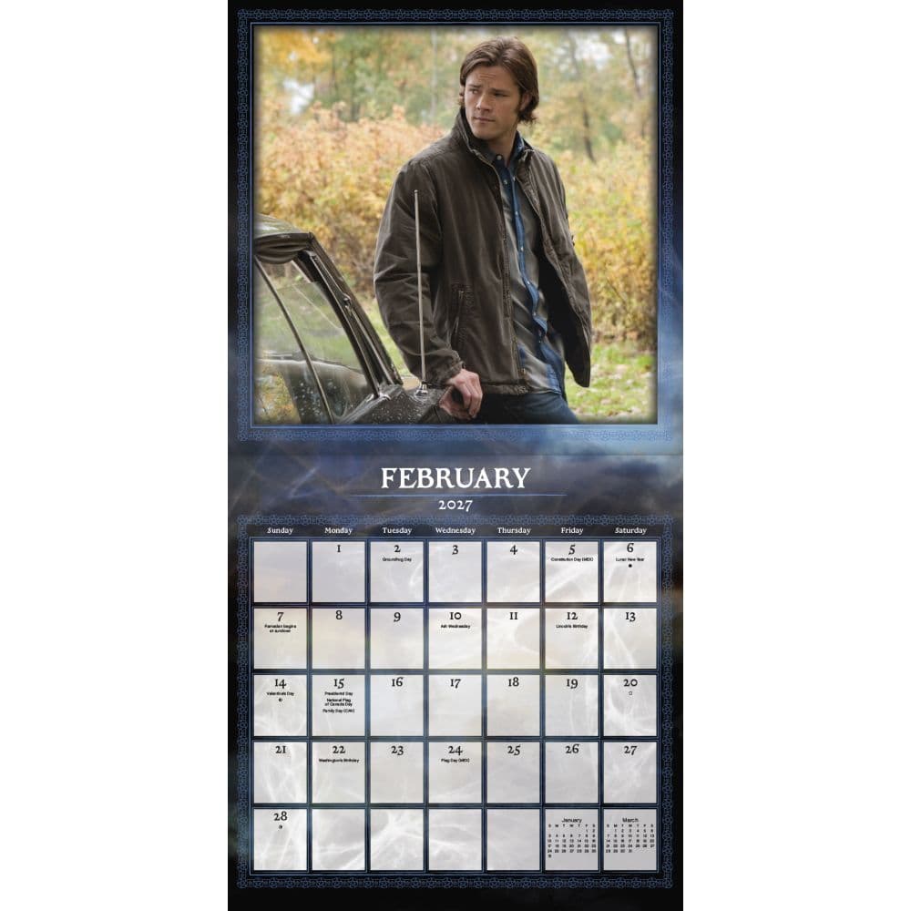 Supernatural 2027 Wall Calendar Second Alternate Image