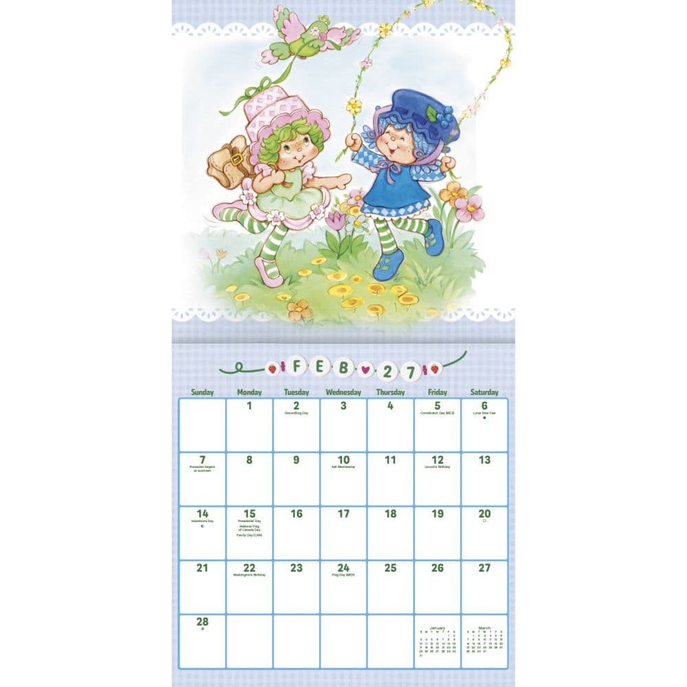 Strawberry Shortcake 2027 Wall Calendar Second Alternate Image