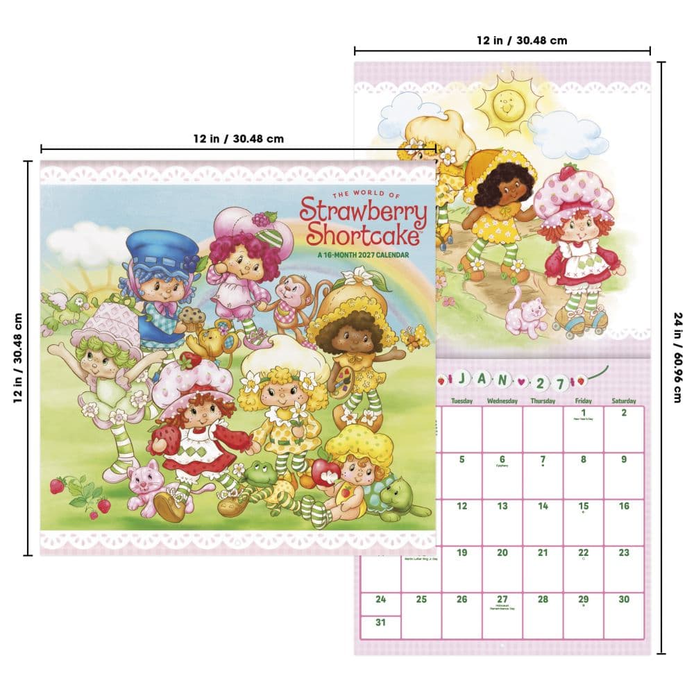 Strawberry Shortcake 2027 Wall Calendar Sixth Alternate Image