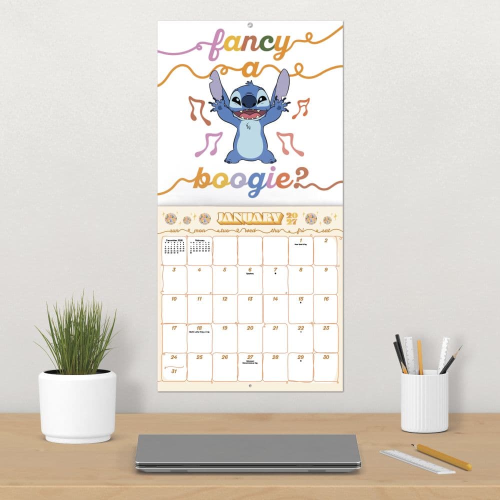 Stitch 2027 Wall Calendar Fourth Alternate Image