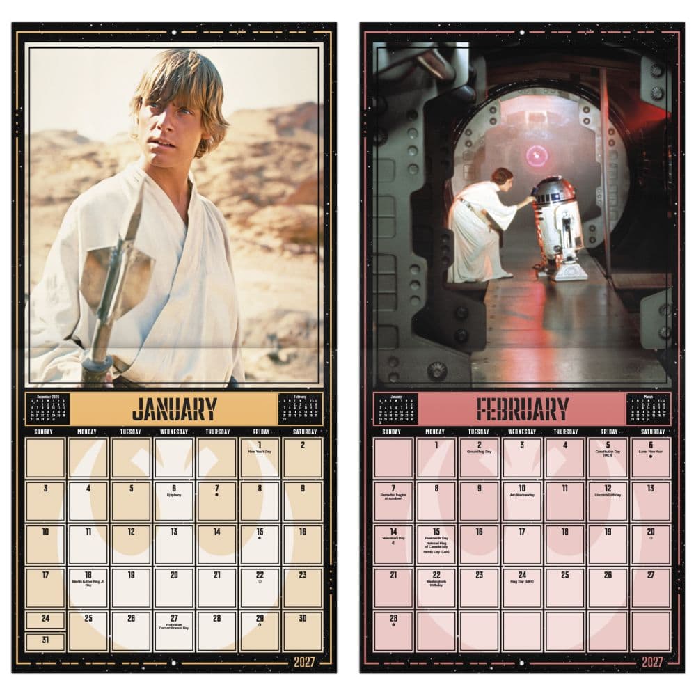 Star Wars 2027 Wall Calendar Fifth Alternate Image