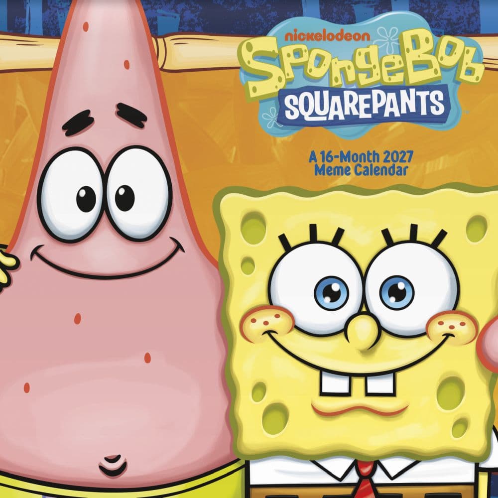 SpongeBob Squarepants 2027 Wall Calendar Main Product Image