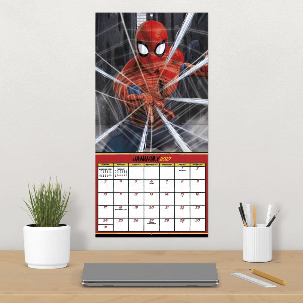 Spider-Man 2027 Wall Calendar Fourth Alternate Image