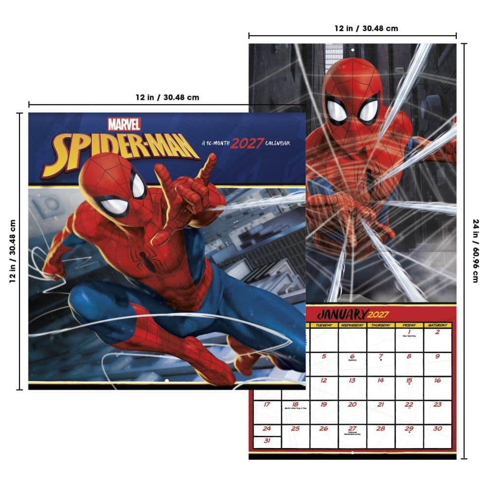 Spider-Man 2027 Wall Calendar Sixth Alternate Image