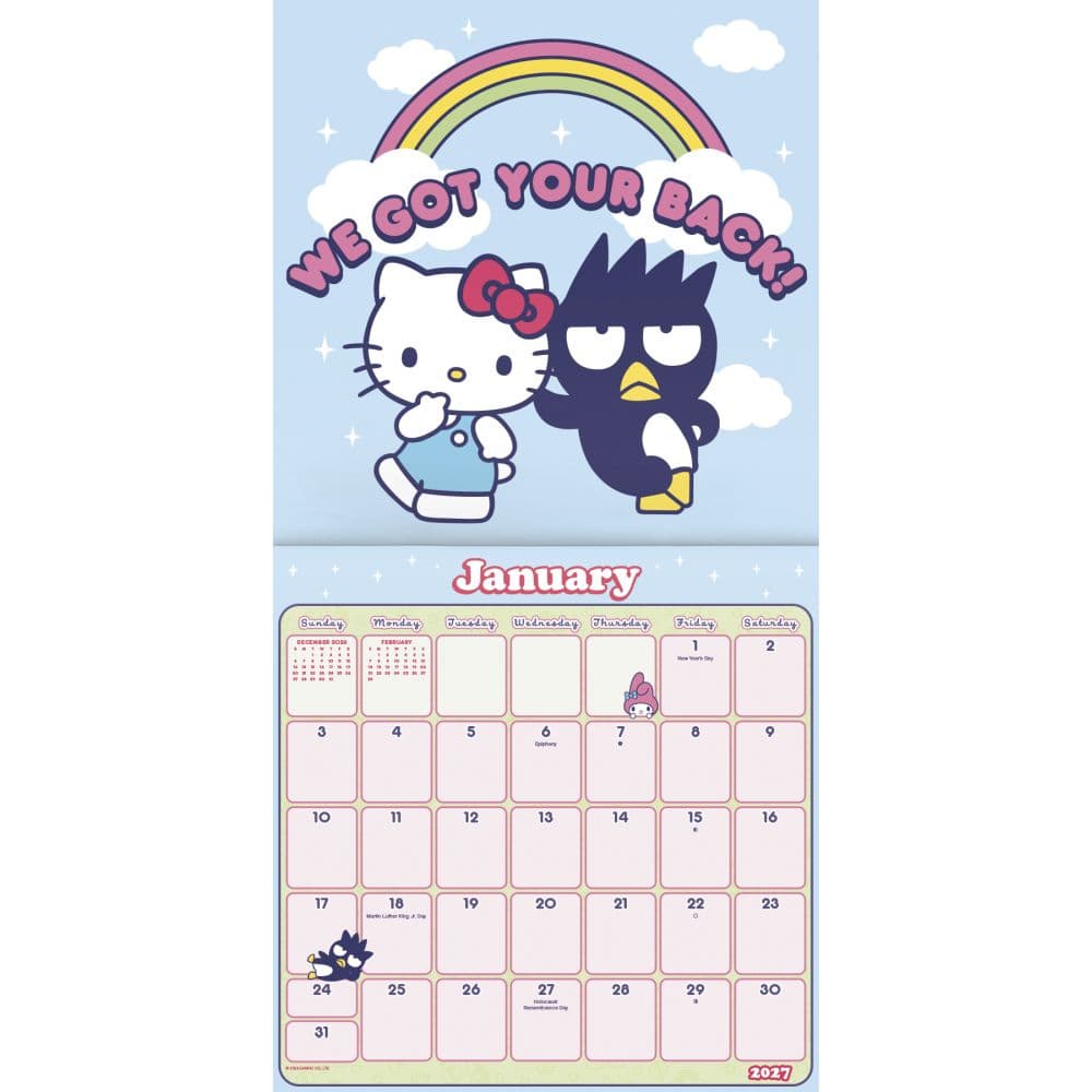 Sanrio Hello Kitty and Friends 2027 Wall Calendar First Alternate Image