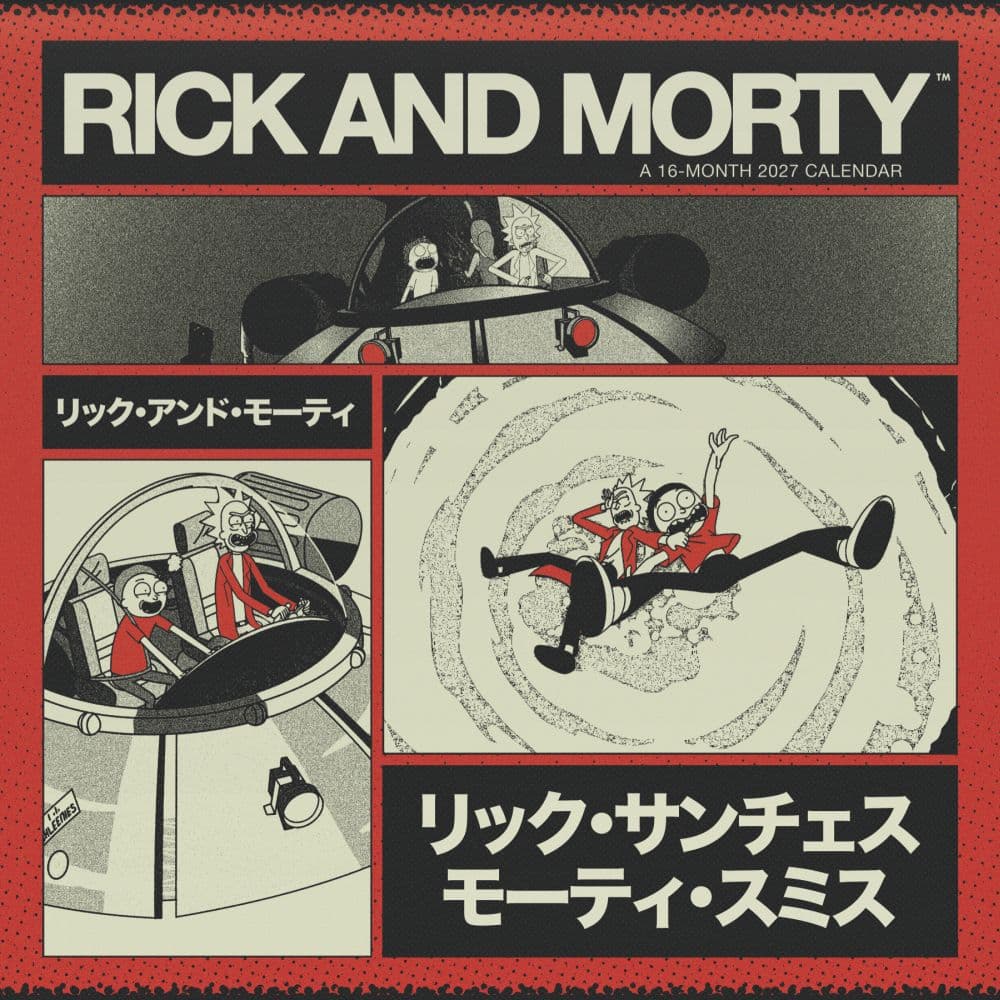 Rick and Morty 2027 Wall Calendar Main Product Image