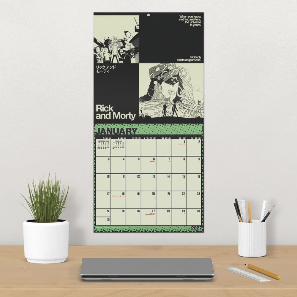Rick and Morty 2027 Wall Calendar Fourth Alternate Image
