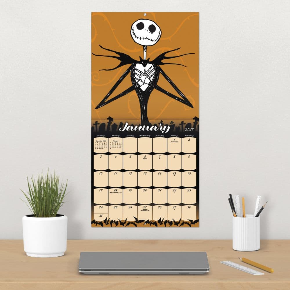 Nightmare Before Christmas 2027 Wall Calendar Fourth Alternate Image