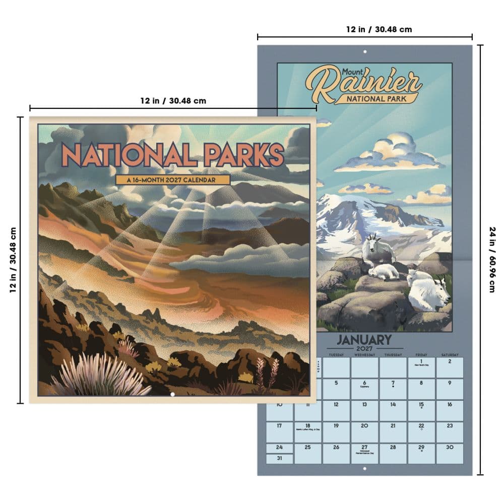 National Parks 2027 Wall Calendar Sixth Alternate Image