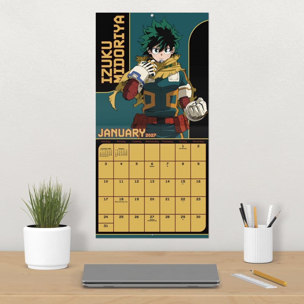 My Hero Academia 2027 Wall Calendar Fourth Alternate Image