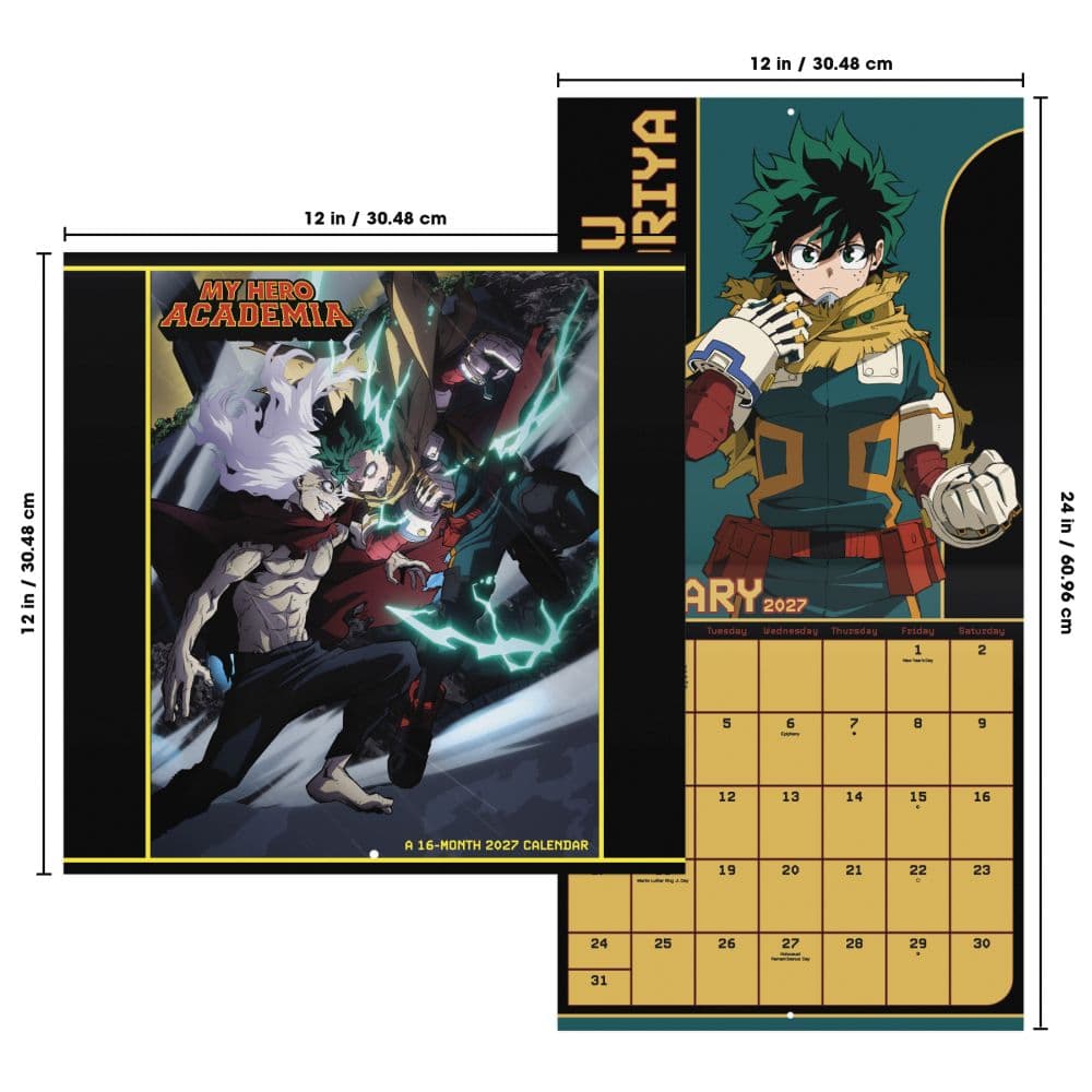 My Hero Academia 2027 Wall Calendar Sixth Alternate Image