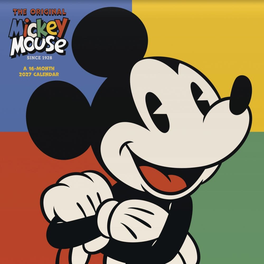 Mickey Mouse Vintage 2027 Wall Calendar Main Product Image