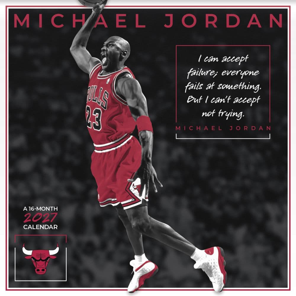 Michael Jordan 2027 Wall Calendar - Calendars.com
